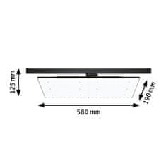 Paulmann PAULMANN ProRail3 LED Panel Deck 75W 4000K 230V černá 96583