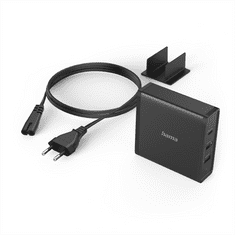 Hama rychlá stolní USB nabíječka, 1x USB-C, 2x USB-A, PD 65 W