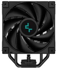 DEEPCOOL chladič AK400 Zero Dark / 120mm fan / 4x heatpipes / PWM / pro Intel i AMD / komplet černý