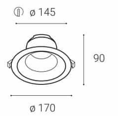 LED2 LED2 2231251D ALFA 17 DIM 17 3000K/4000K/5500K PROFI BÍLÉ