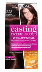 Loreal Professionnel Loreal, Casting Creme Gloss, barva na vlasy, odstín 323 tmavá čokoláda, 1 kus