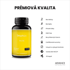 Advance nutraceutics ADVANCE Imunax 60 kapslí - silné extrakty hlívy, echinacei, rakytníku, reishi na imunitu