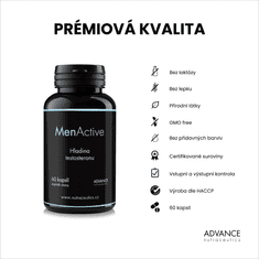 ADVANCE Menactive 60 kapslí - na hladinu testosteronu, 8 přírodních látek