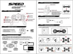 InnoVibe Speed Pioneer Stunt Car RC 360 - Modré