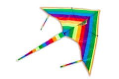 InnoVibe Létající velký trojúhelníkový duhový drak 57 x 85 cm