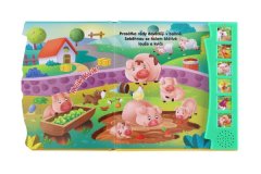 InnoVibe Zvuková knížka Zvířátka na farmě Objevuj zvuky CZ verze 19x19,5cm