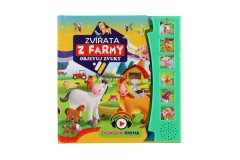 InnoVibe Zvuková knížka Zvířátka na farmě Objevuj zvuky CZ verze 19x19,5cm