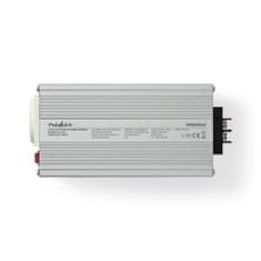 Nedis PIMS30024E měnič napětí 24 V na 230 V, 300 W, 1x USB výstup, 1 CZ zásuvka