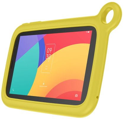 Dětský tablet Alcatel 1T 7 2023 KIDS, dostupný tablet, lehký, rodičovská kontrola, pro děti, dětský režim Wifi připojení bluetooth OS Android Go edition zadní fotoaparát přední fotoaparát výkonná baterie slot na paměťovou kartu ochranné pouzdro pro děti ochranné pouzdro s madlem ochranné pouzdro s poutkem velký displej filtr modrého světla