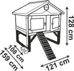 Smoby Kurník pro slepice Cluck Cluck Cottage - béžový