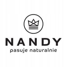 NANDY Pásek z přírodní kůže D35 110-125 - černý