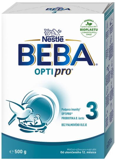 BEBA OPTIPRO 3 batolecí mléko, 500g