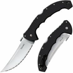 Cold Steel 21TBXS Talwar 5 1/2" kapesní nůž 14 cm, zoubkovaná čepel, černá, G10