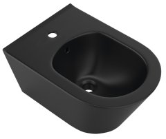 SAPHO AVVA bidet závěsný 35,5x53 cm, černá mat 100324-110 - Sapho