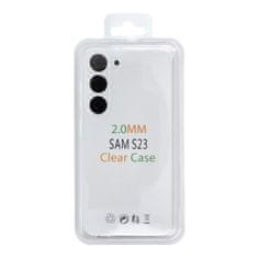 MobilMajak Obal / kryt na Samsung Galaxy S23 průhledný - Clear case 2mm box