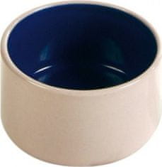 Trixie Keramická miska s glazurou 100 ml/7 cm - béžovo/modrá TRIXIE