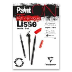 Clairefontaine Blok Paint on Smooth A5, 25 listů, 250 g