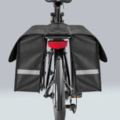 MG Bicycle Pannier cyklistická taška na kolo 28L, černá
