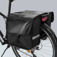 MG Bicycle Pannier cyklistická taška na kolo 28L, černá