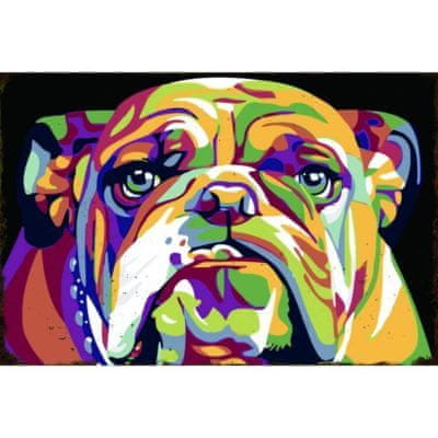 Retro Cedule Cedule Dog - Bulldog