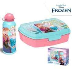 KIDS LICENSING Sada na svačinu / box + láhev DISNEY FROZEN, FR50009