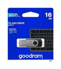 GoodRam Flash disk UTS2 16GB černo-stříbrný 68811