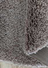 4sleep Kusový koberec KAMEL - cappucino Béžová O140 Jednobarevný 1cm až 1,9cm KAMEL SHAGGY 20/20/100