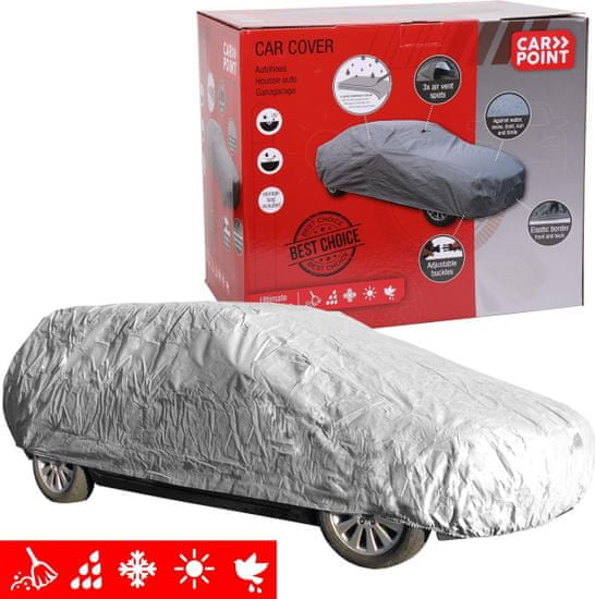 CarPoint Plachta na auto / autoplachta Ultimate Protection - Combi velikost XL / rozměry 488x175x121cm