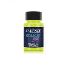 Aladine Svítící UV barva na textil Cadence Midnight Shine, 50 ml - lemon, citronová