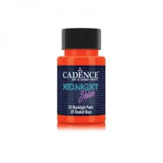 Aladine Svítící UV barva na textil Cadence Midnight Shine, 50 ml - orange, oranžová