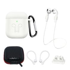 MG Case set příslušenství na Apple Airpods 1/2, bílé