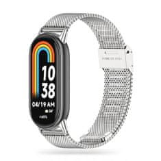 Tech-protect Milanese řemínek na Xiaomi Smart Band 8 / 9, silver