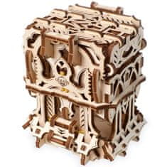 UGEARS 3D dřevěné mechanické puzzle Úložný box na karty