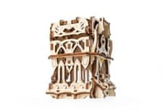 UGEARS 3D dřevěné mechanické puzzle Úložný box na karty