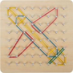 Small foot by Legler Small Foot Dřevěná deska Geoboard