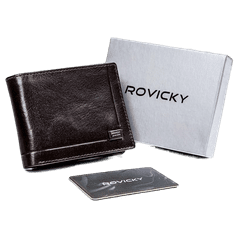 Factoryprice Pánská kožená peněženka Rovicky CPR-021-BAR RFID CPR-021-BAR_398688 Univerzální