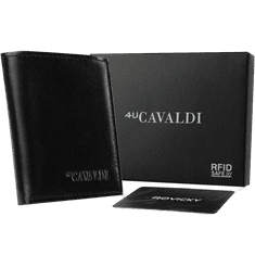 Factoryprice Kožená peněženka RFID CAVALDI 0800-BS 0800-BS-RFID___BLACK_395449 Univerzální