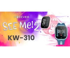 Forever Kids See Me 2 KW-310 s GPS a WiFi, růžová - použité