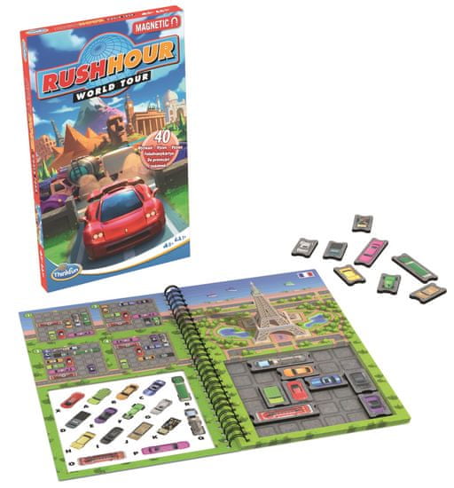 ThinkFun Rush Hour Magnetická cestovní hra