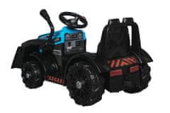 Lean-toys Traktor Na Akumulátor Zp1001B S Lžící Klakson Modrý