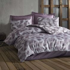 Darymex Darymex Bavlněné povlečení SPOTY PURPLE 220x200 COTTONLOVE JACQUARD fialový geometrický vzor