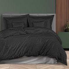 Darymex Darymex Bambusové povlečení STRIPE BLACK 220x200 Darymex jednobarevná černý