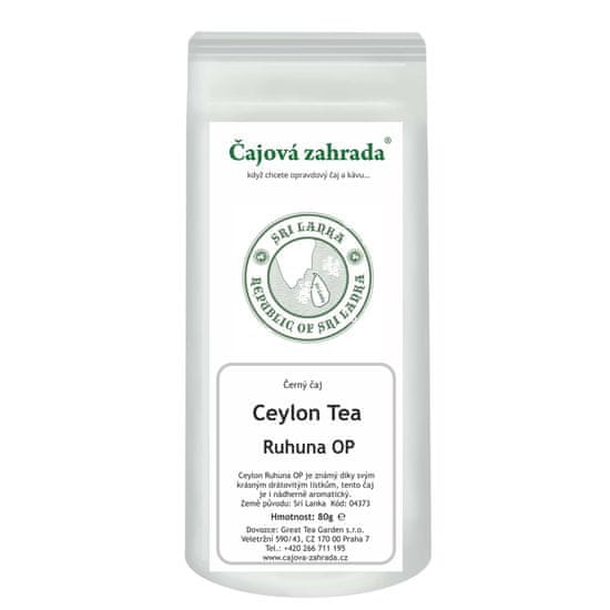 Čajová zahrada Ceylon Ruhuna 80g - černý čaj