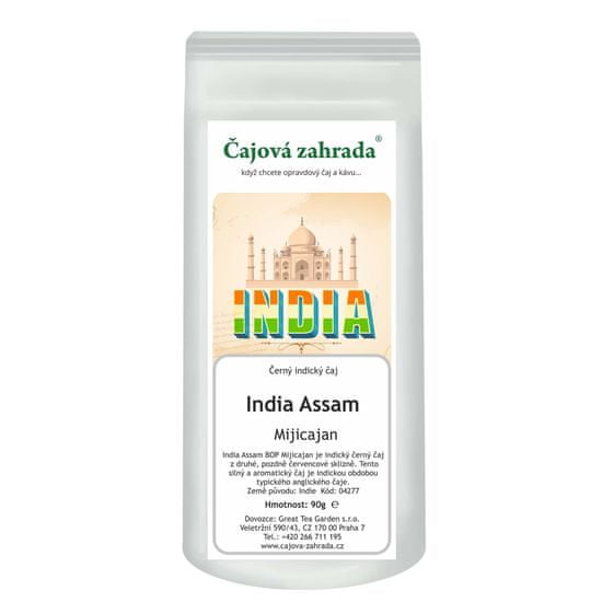 Čajová zahrada India Assam BOP Mijicajan - černý čaj, Varianta: černý čaj 500g