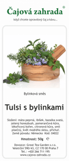 Čajová zahrada Tulsi s bylinkami - bylinná směs