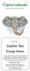 Čajová zahrada Ceylon Orange Pekoe - černý čaj, Varianta: černý čaj 90g