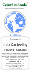 Čajová zahrada India Darjeeling FTGFOPI Castleton - černý čaj, Varianta: černý čaj 60g