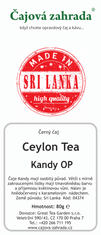 Čajová zahrada Ceylon Kandy 80g - černý čaj