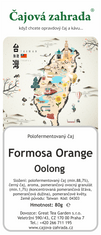 Čajová zahrada Formosa Orange Oolong, Varianta: oolong čaj 80g