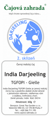 Čajová zahrada India Darjeeling TGFOPI Gielle - černý čaj, Varianta: černý čaj 60g